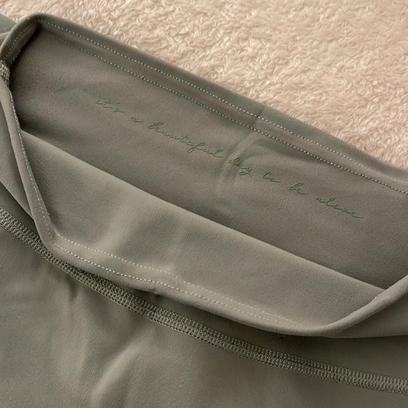 Whitney Simmons x gymshark sage green leggings - Picture 2 of 4